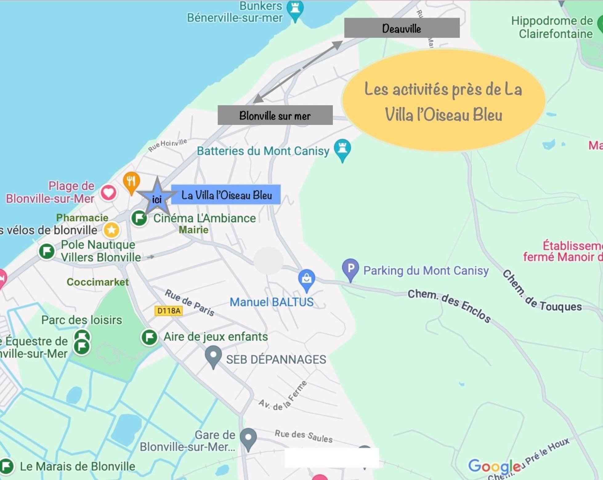 La Villa L'Oiseau Bleu Proche De La Plage Et De Deauville !!! Awards 2025 บลอนวิลล์-ซัวร์-แมร์ ภายนอก รูปภาพ